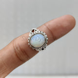 'Designer' Ethiopian Opal Ring, 925 Solid Sterling Silver Ring