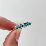 'Statement' Turquoise 925 Solid Sterling Silver Ring