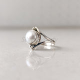 'Bohmin' Pearl 925 Solid Sterling Silver Ring