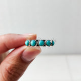 'Statement' Turquoise 925 Solid Sterling Silver Ring