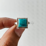 'Statement' Turquoise 925 Solid Sterling Silver Ring