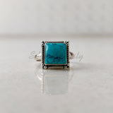 'Statement' Turquoise 925 Solid Sterling Silver Ring