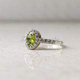 'Statement' Peridot 925 Solid Sterling Silver Exclusive Ring