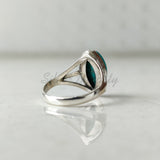 'Elegant' Turquoise 925 Solid Sterling Silver Ring