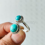 'Treat' Turquoise 925 Solid Sterling Silver Ring