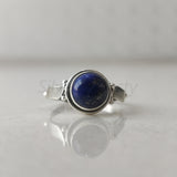 'Bold' Lapis Lazuli 925 Solid Sterling Silver Ring