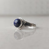 'Bold' Lapis Lazuli 925 Solid Sterling Silver Ring