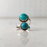 'Treat' Turquoise 925 Solid Sterling Silver Ring