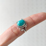 'Treat' Turquoise 925 Solid Sterling Silver Ring