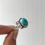 'Treat' Turquoise 925 Solid Sterling Silver Ring