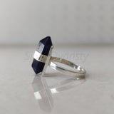 'Bohmin' Lapis Lazuli 925 Solid Sterling Silver Unique Ring