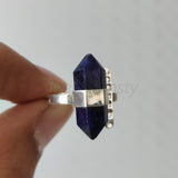 'Bohmin' Lapis Lazuli 925 Solid Sterling Silver Unique Ring