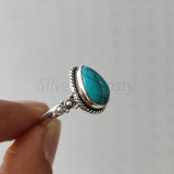 'Bold' Turquoise 925 Solid Sterling Silver Ring