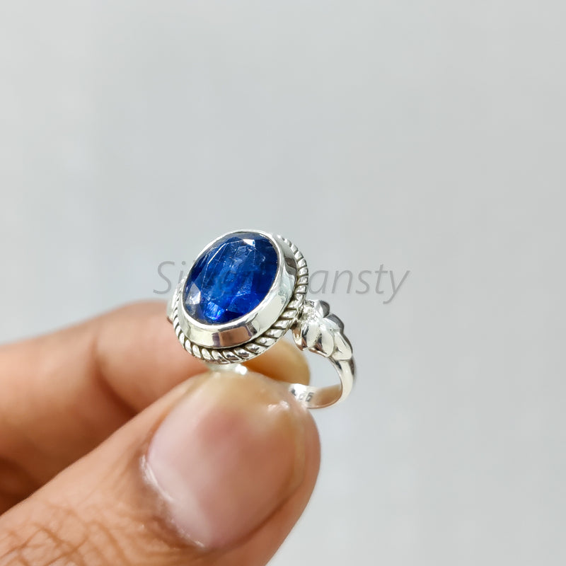 Kyanite Ring, 925 Solid Sterling Silver Ring