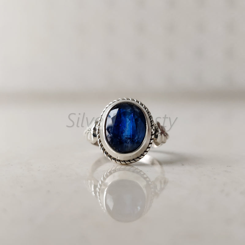 Kyanite Ring, 925 Solid Sterling Silver Ring