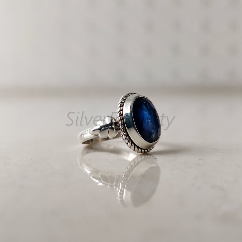 Kyanite Ring, 925 Solid Sterling Silver Ring