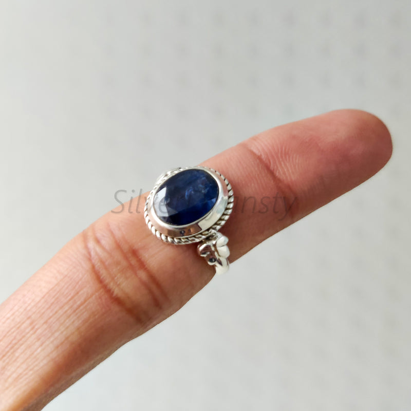 Kyanite Ring, 925 Solid Sterling Silver Ring