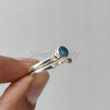 'BIA' Chalcedony 925 Solid Sterling Silver Ring