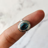 'BIA' Blue Topaz Ring, 925 Solid Sterling Silver Ring