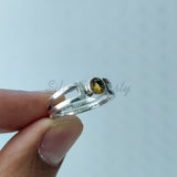 Citrine Ring, 925 Solid Sterling Silver Ring