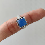 'BIA' Chalcedony 925 Solid Sterling Silver Ring