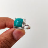 'Boho' Turquoise 925 Solid Sterling Silver Ring