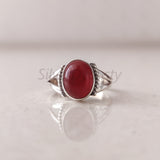 'Modern' Carnelian 925 Solid Sterling Silver Designer Ring