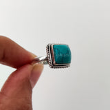 'Boho' Turquoise 925 Solid Sterling Silver Ring