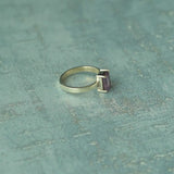 Amethyst Ring, 925 Solid Sterling Silver Ring