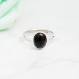 'BIA' Black Onyx 925 Solid Sterling Silver Ring