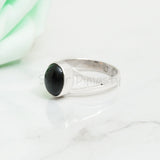 'BIA' Black Onyx 925 Solid Sterling Silver Ring