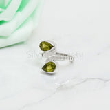 Peridot Ring, 925 Solid Sterling Silver Ring, Ring For Women