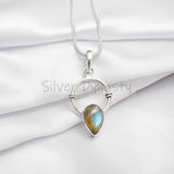 Labradorite Pendant, 925 Solid Sterling Silver Pendant