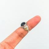 'Heart' Black Onyx 925 Solid Sterling Silver Ring