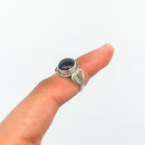 'Heart' Black Onyx 925 Solid Sterling Silver Ring