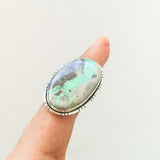 'RHEA' Variscite 925 Solid Sterling Silver Ring