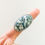 'Antheia' Tree Agate 925 Solid Sterling Silver Ring