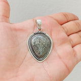 'Boho' Jasper 925 Solid Sterling Silver Pendant