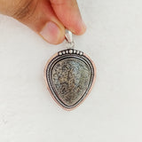 'Boho' Jasper 925 Solid Sterling Silver Pendant