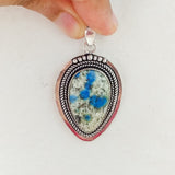 'Boho' K2 Jasper 925 Solid Sterling Silver Pendant