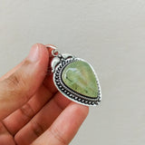 'Boho' Prenhite 925 Solid Sterling Silver Pendant