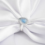 Rainbow Moonstone Sterling Silver Ring