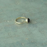 'BIA' Black Onyx 925 Solid Sterling Silver Ring