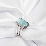 'Boho' Labradorite 925 Solid Sterling Silver Ring