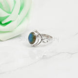 'Boho' Labradorite 925 Solid Sterling Silver Ring