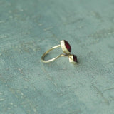 Garnet 925 Solid Sterling Silver Ring, Ring For Women