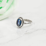 Kyanite Ring, 925 Solid Sterling Silver Ring