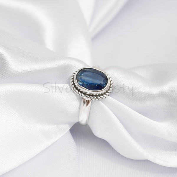 Kyanite Ring, 925 Solid Sterling Silver Ring