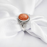 Sunstone Ring, 925 Solid Sterling Silver Ring, Ring For Women