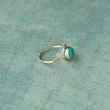 'Fortuna' Turquoise 925 Solid Sterling Silver Ring